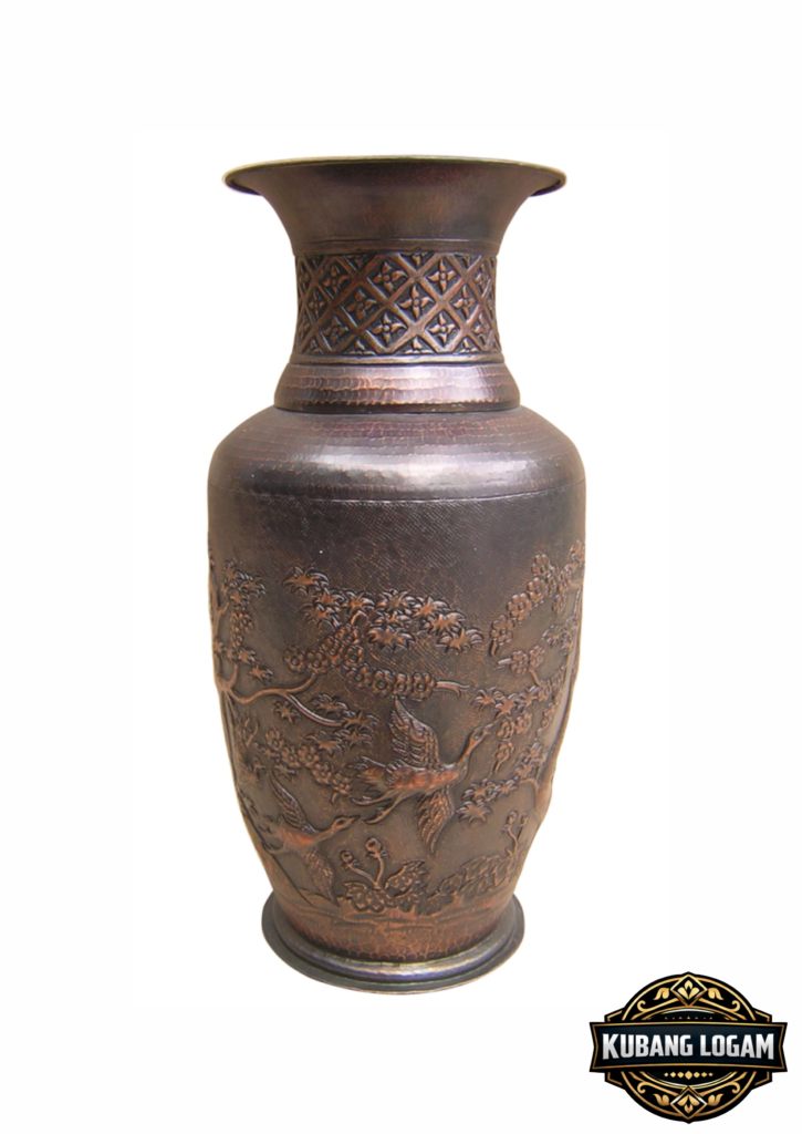 Kerajinan Guci Tembaga Kuningan Handmade Bernilai Seni Tinggi 12