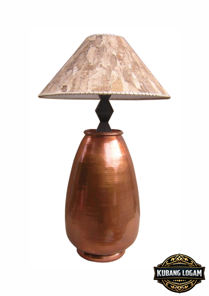 Kerajinan Lampu Meja Tembaga Kuningan Handmade Elegan 14