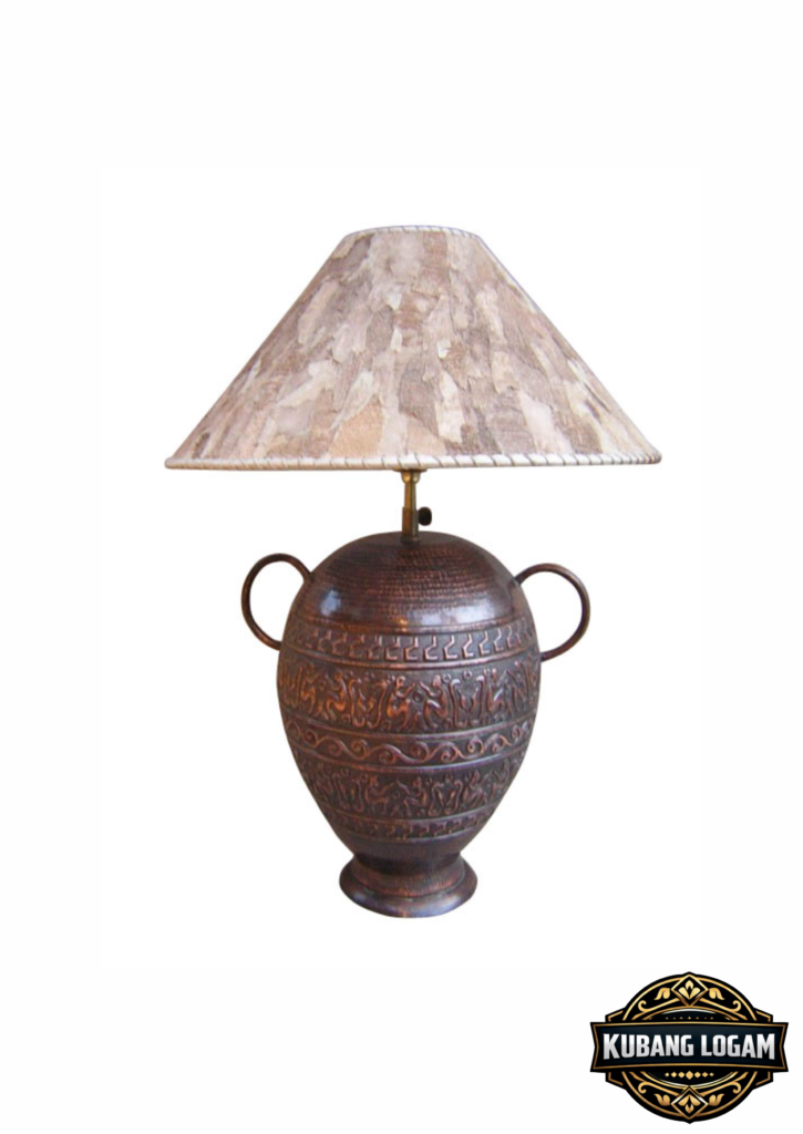 Kerajinan Lampu Meja Tembaga Kuningan Handmade Elegan 27