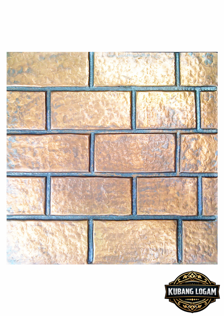 Kerajinan Ubin Tembaga Kuningan Handmade | Kubang Logam 4
