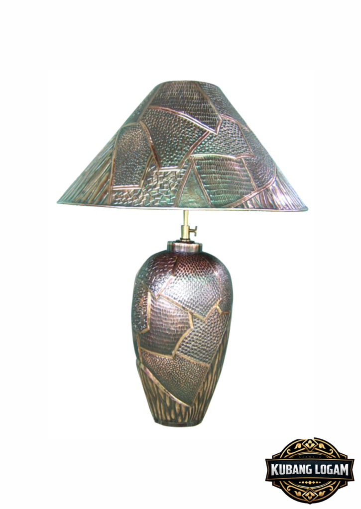 Kerajinan Lampu Meja Tembaga Kuningan Handmade Elegan 48