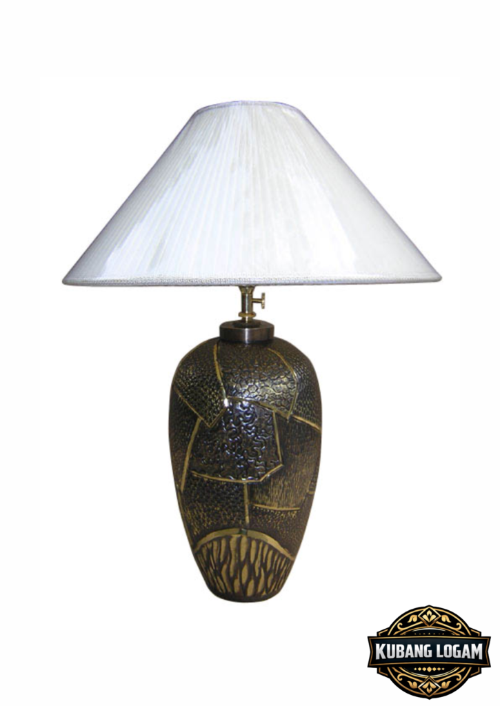 Kerajinan Lampu Meja Tembaga Kuningan Handmade Elegan 6