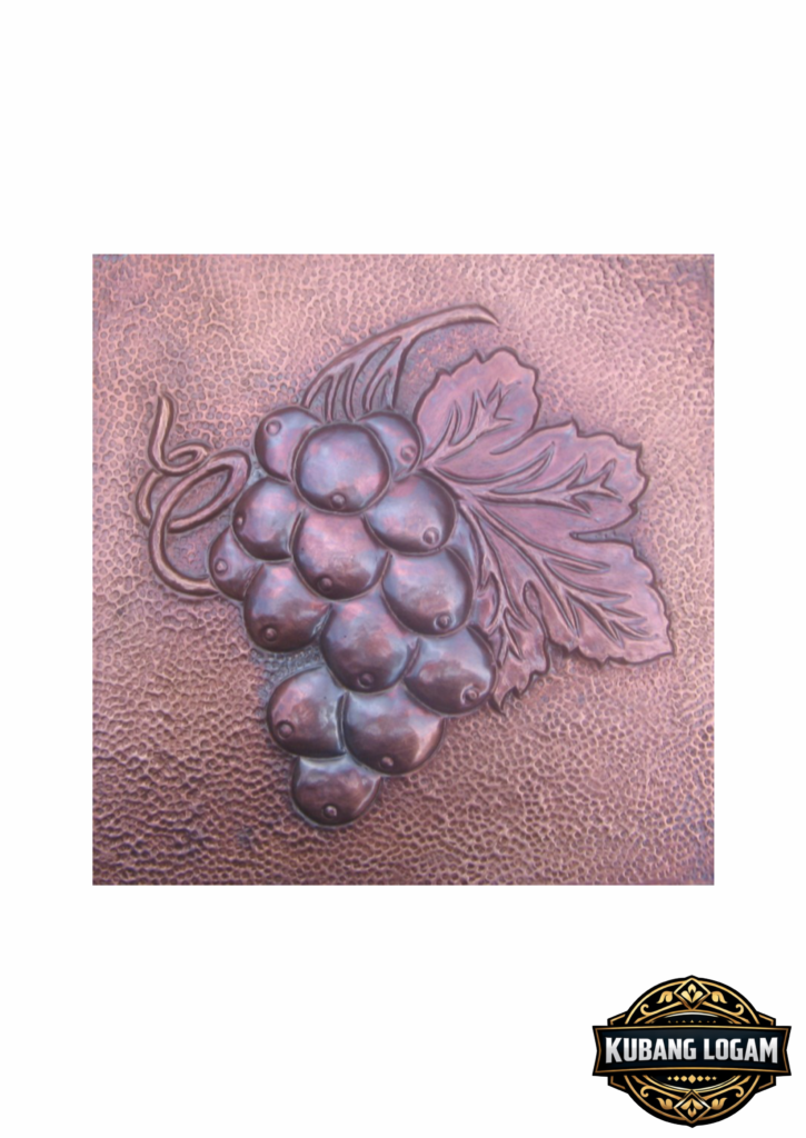 Kerajinan Ubin Tembaga Kuningan Handmade | Kubang Logam 6