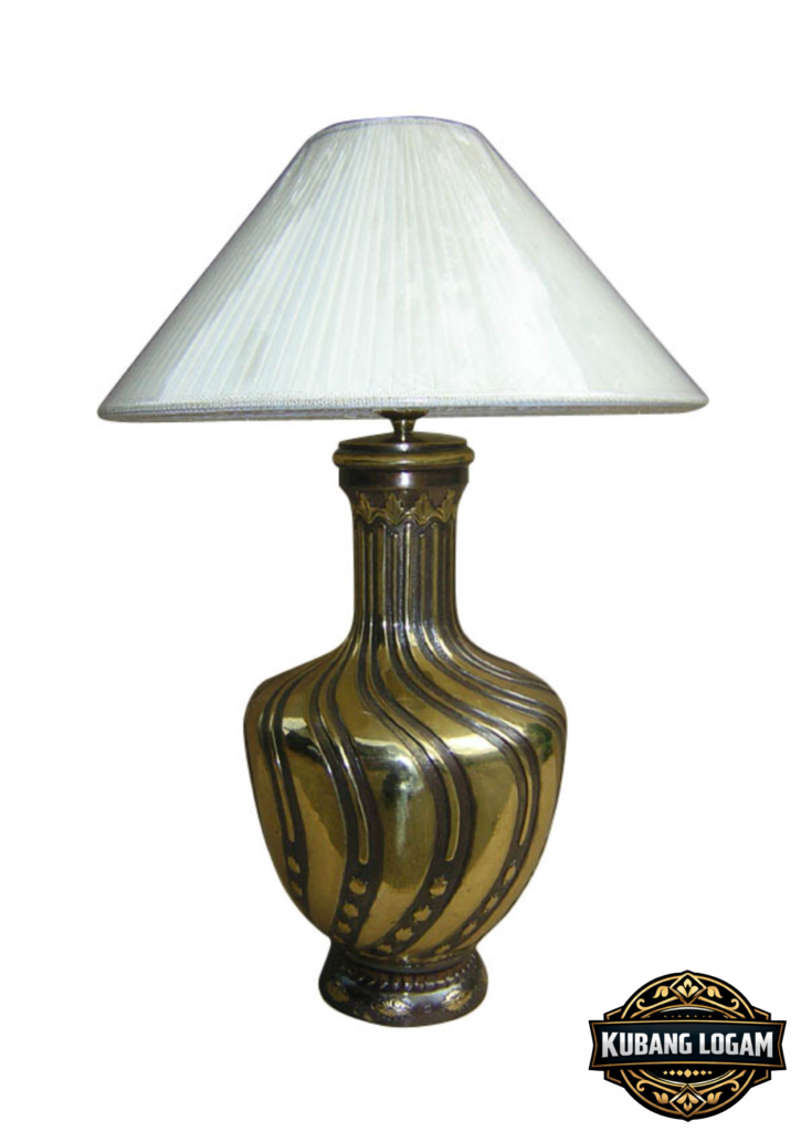 Kerajinan Lampu Meja Tembaga Kuningan Handmade Elegan 7
