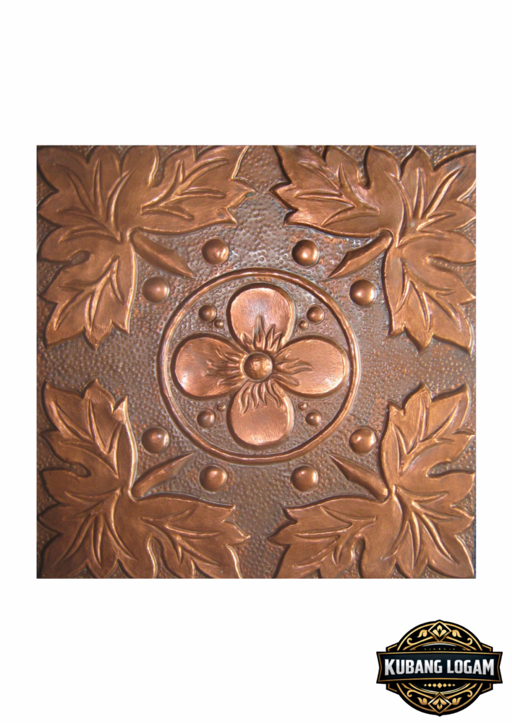 Kerajinan Ubin Tembaga Kuningan Handmade | Kubang Logam 7
