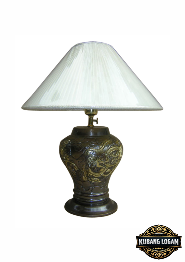Kerajinan Lampu Meja Tembaga Kuningan Handmade Elegan 8